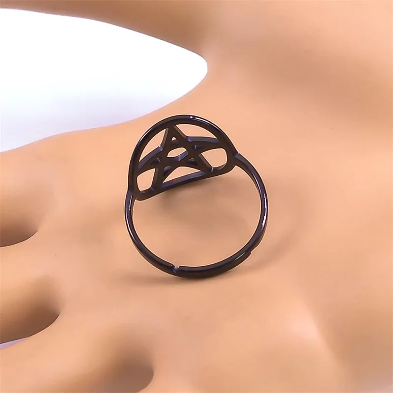 Pentacle Adjustable Rings