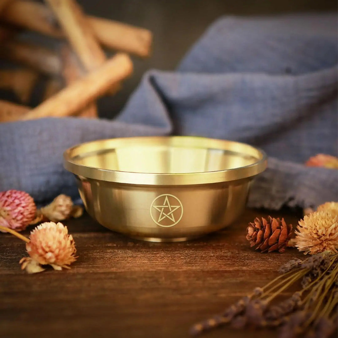 Pentacle Altar Bowl