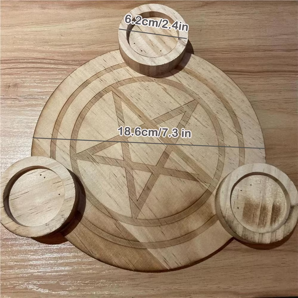 Pentacle Candle Holder