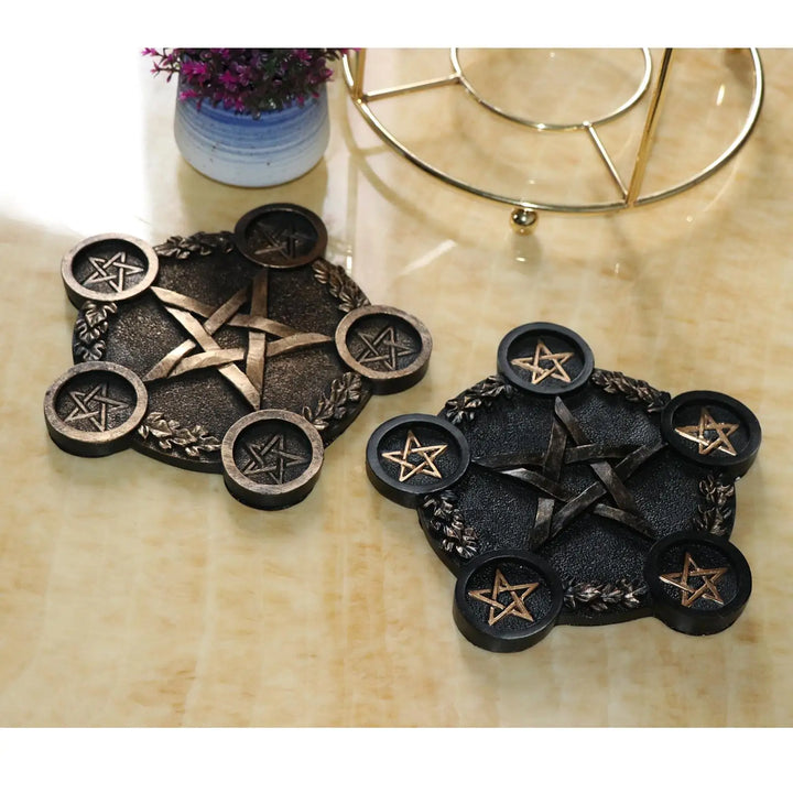 Pentacle Candle Holders