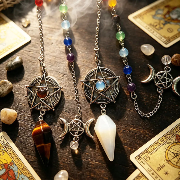Pentacle Chakra Pendulums