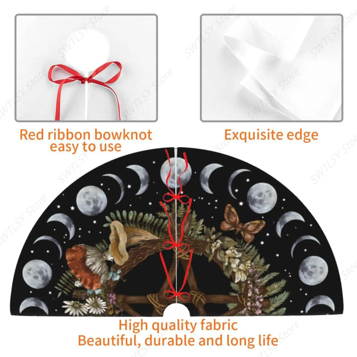 Pentacle Christmas Tree Skirt