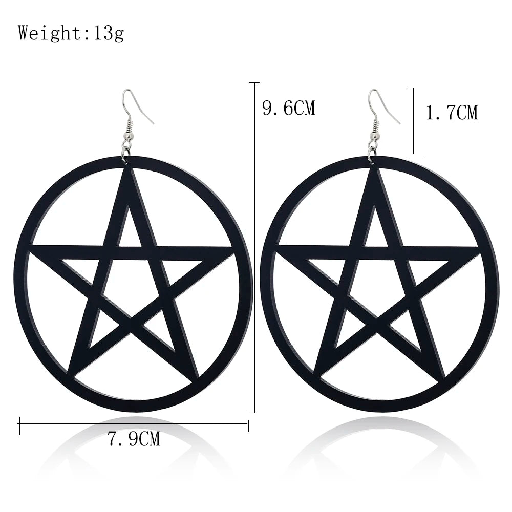 Pentacle Earrings