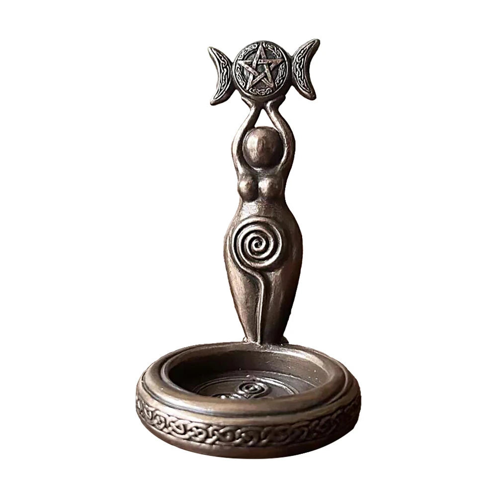 Pentacle Goddess Candle Holder