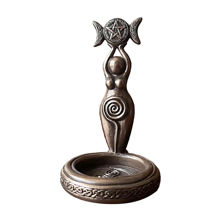 Pentacle Goddess Candle Holder