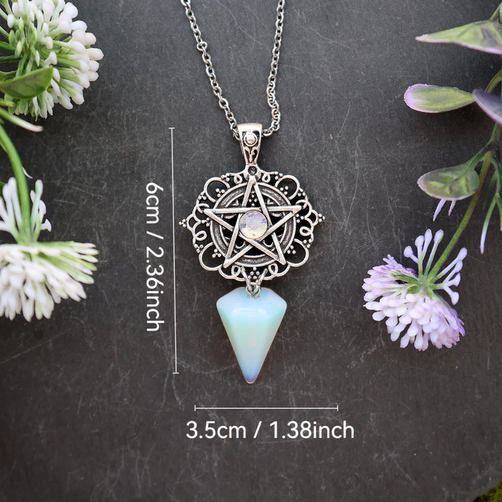 Pentacle Pendulum Necklaces
