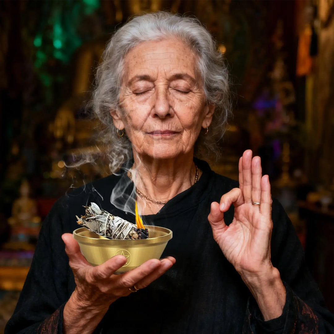 Pentacle Smudge Bowl