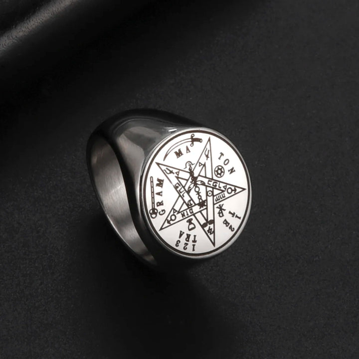 Pentacle Stainless Steel Ring