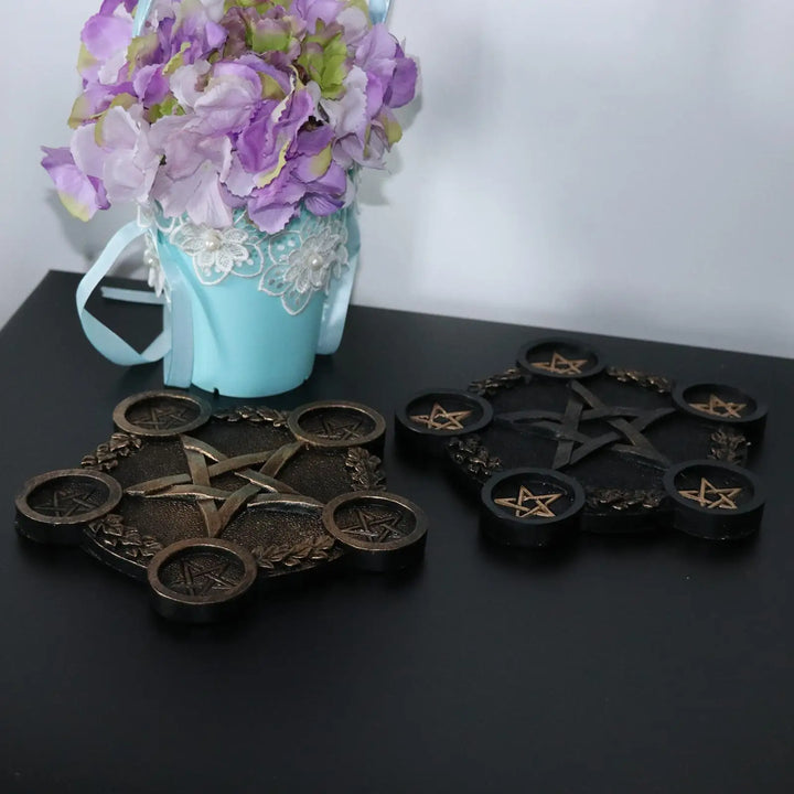Pentagram Candle Holders