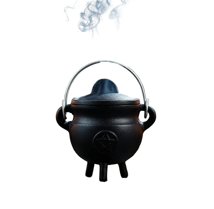 Pentagram Cast Iro Cauldron