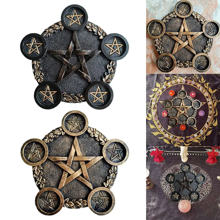 Pentagram Tea Light Candle Holders