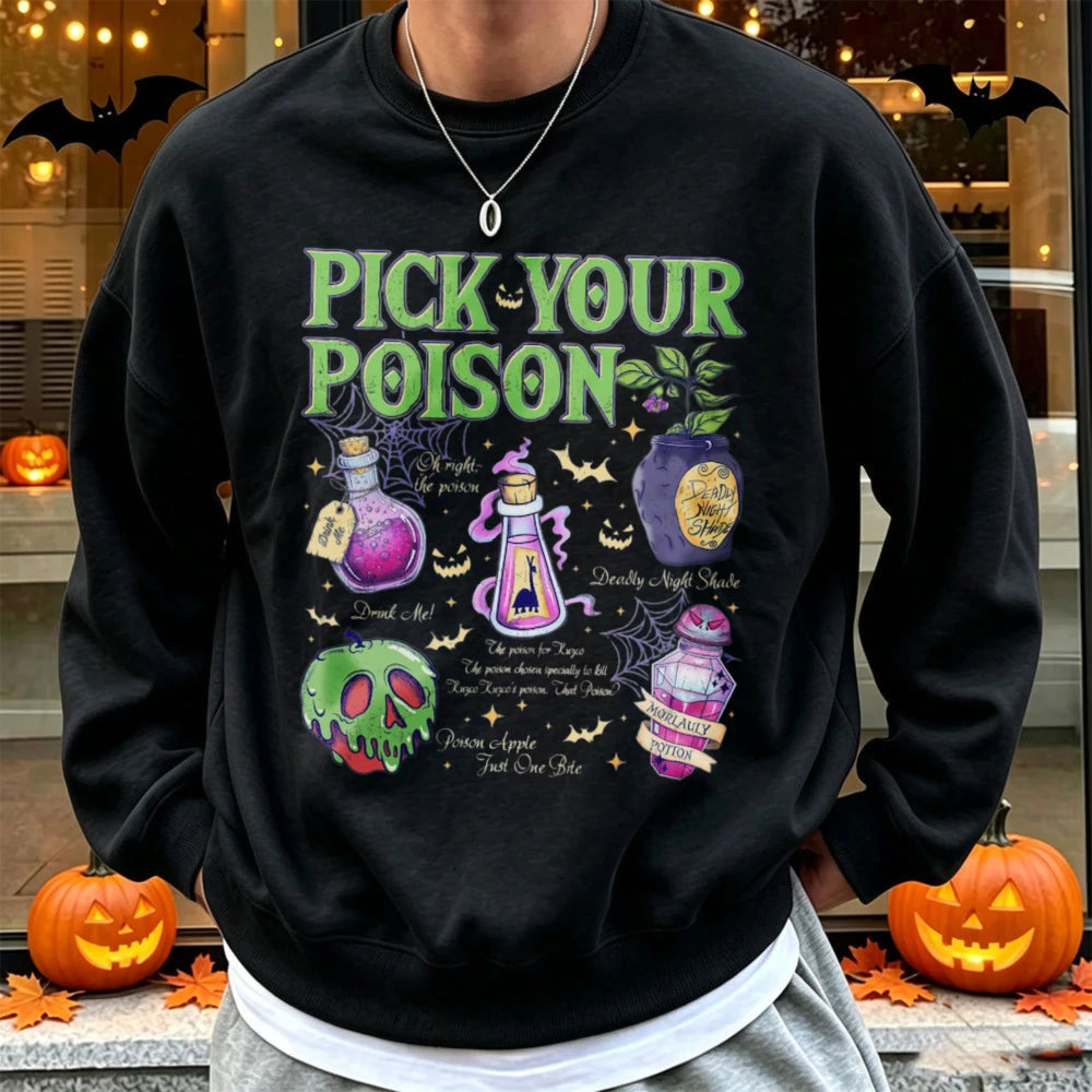 Pick Your Poison Black Sweatshirt