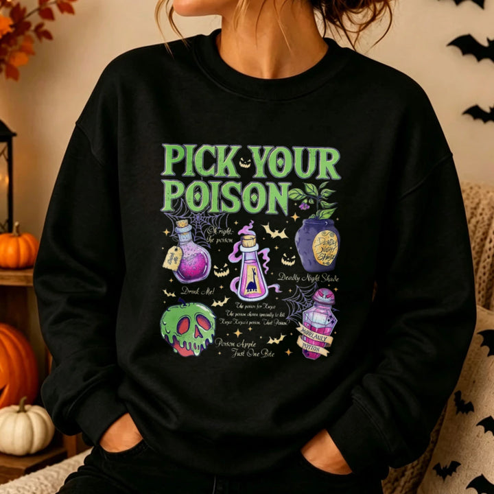 Pick Your Poison Sweatshirt - Black