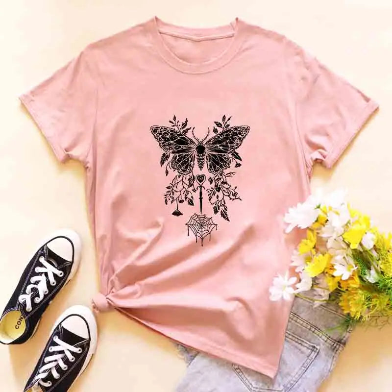 Pink Death Moth T-Shirt