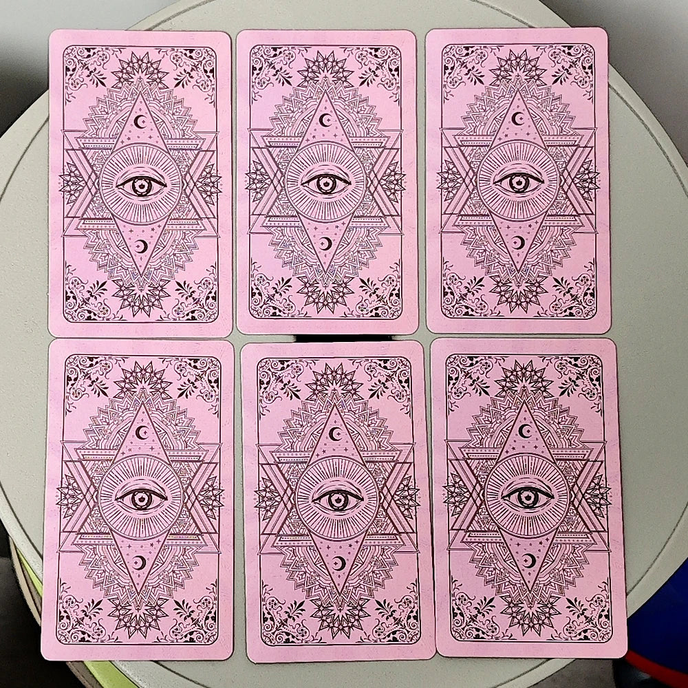 Pink Learning Tarot Cards