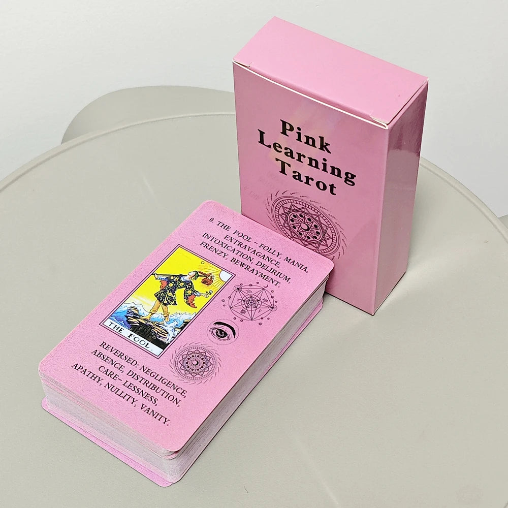 Pink Learning Tarot Decks
