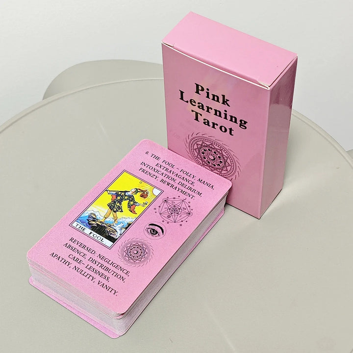 Pink Learning Tarot Decks