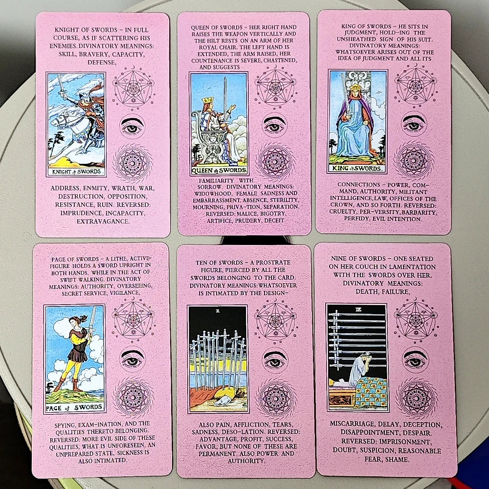 Pink Tarot Deck