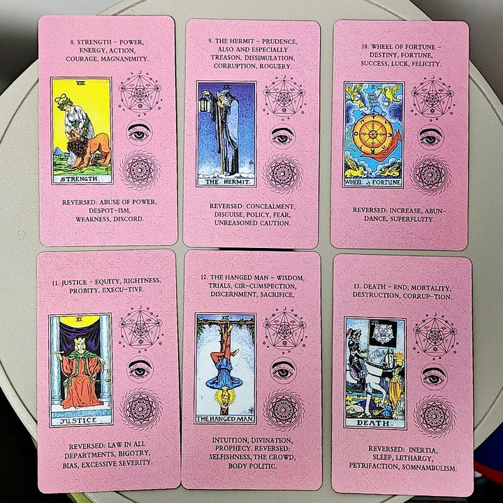 Pink Tarot Cards