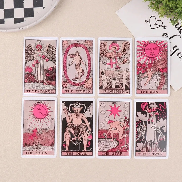 Pink Tarot Deck