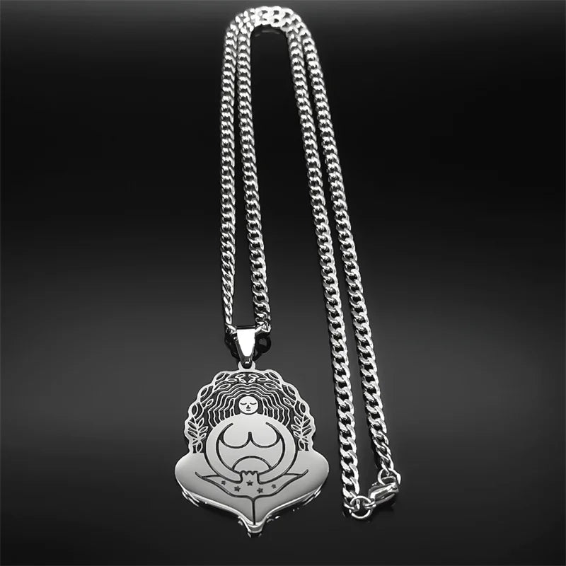 Prayer Goddess Necklace