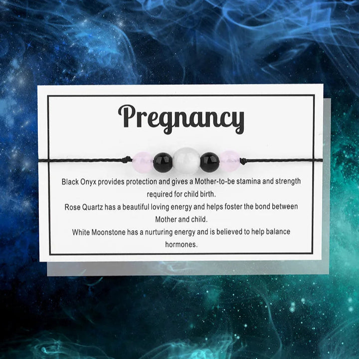 Pregnancy Stone Bead Bracelets