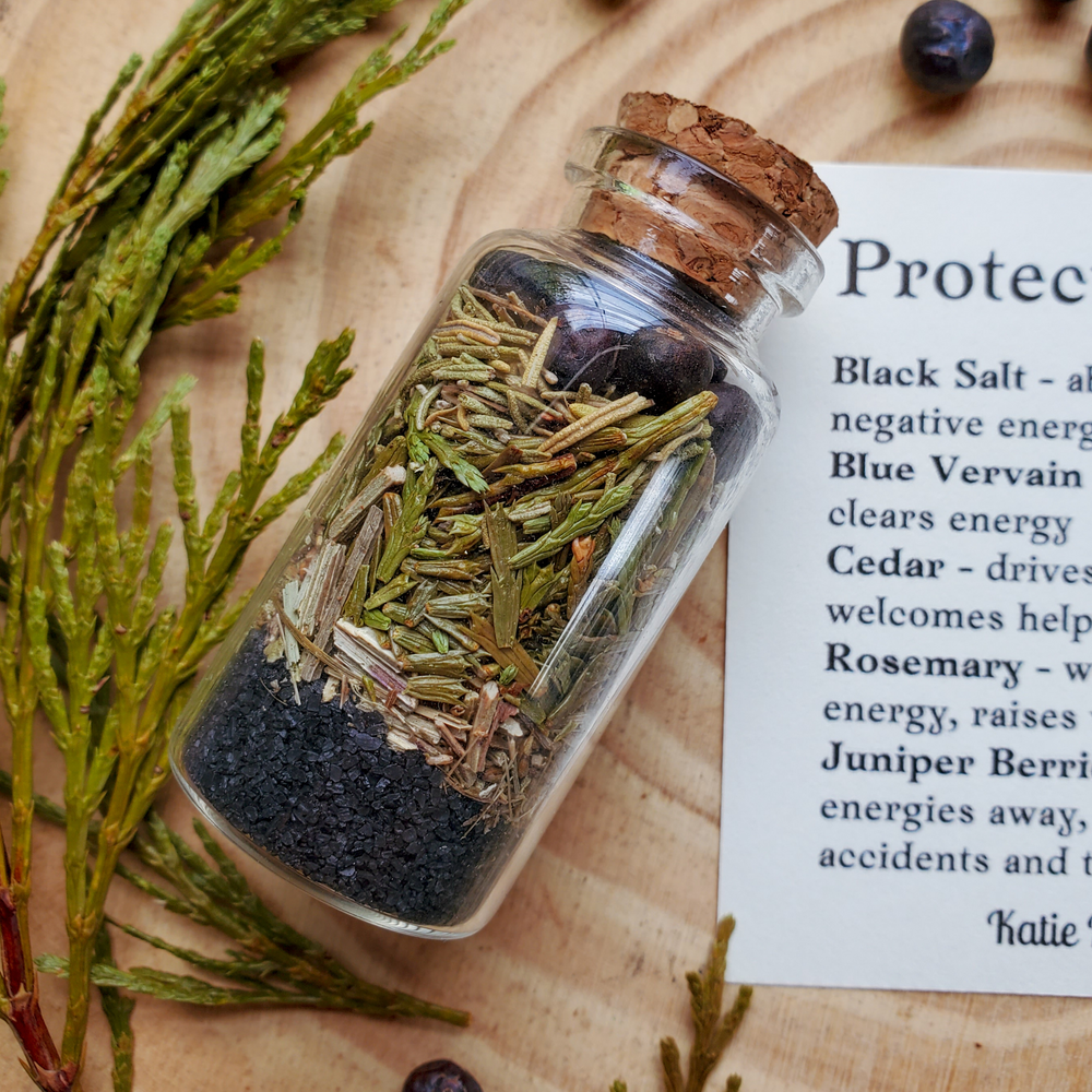 Protection Herb Spell Bottle