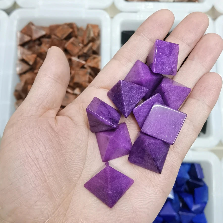 Purple Crystal Pyramids