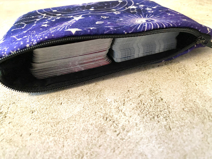 Purple Stars Tarot Bag