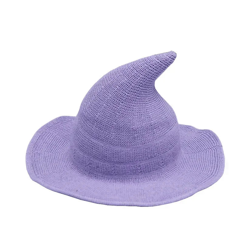 Purple Wool Witch Hat