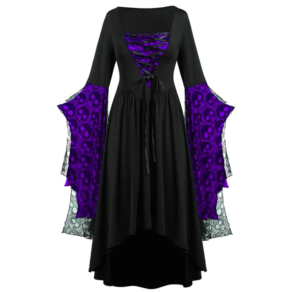 Purple and Black Witch Halloween Costume