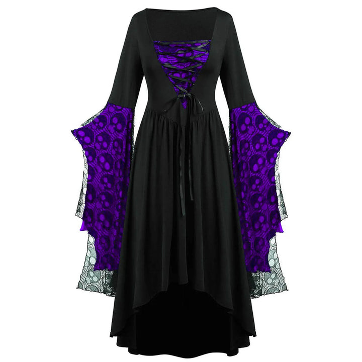 Purple and Black Witch Halloween Costume