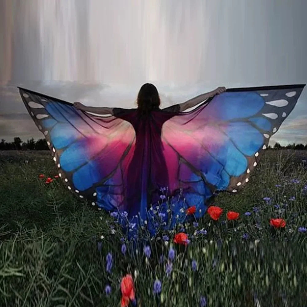 Rainbow Butterfly Capes | Festival Wear