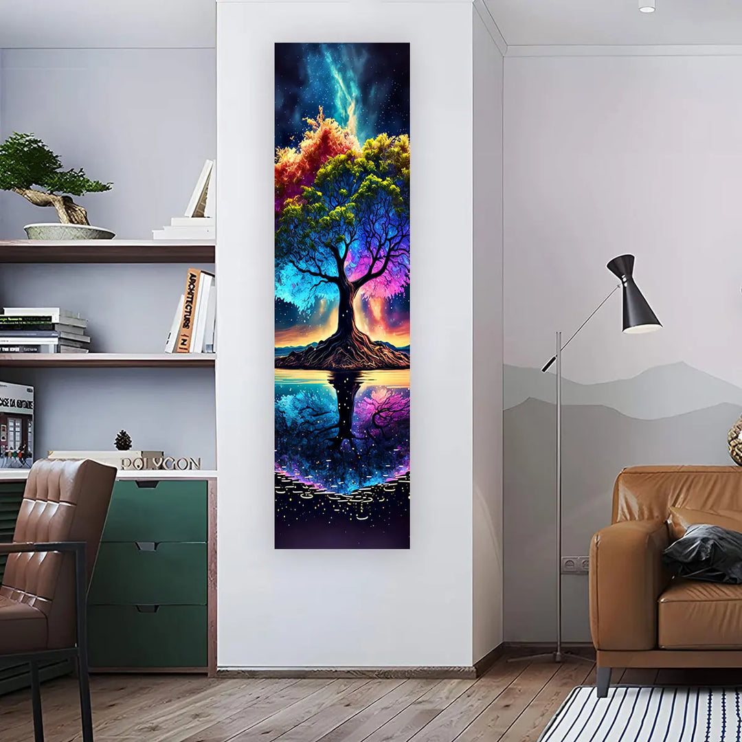 Rainbow Tree Wall Banner Tapestry