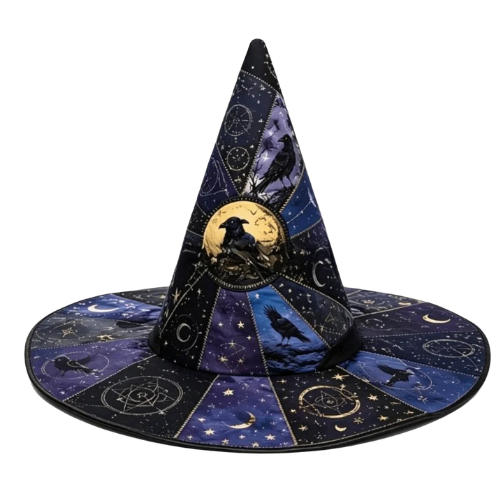 Raven Moon Witch Hat