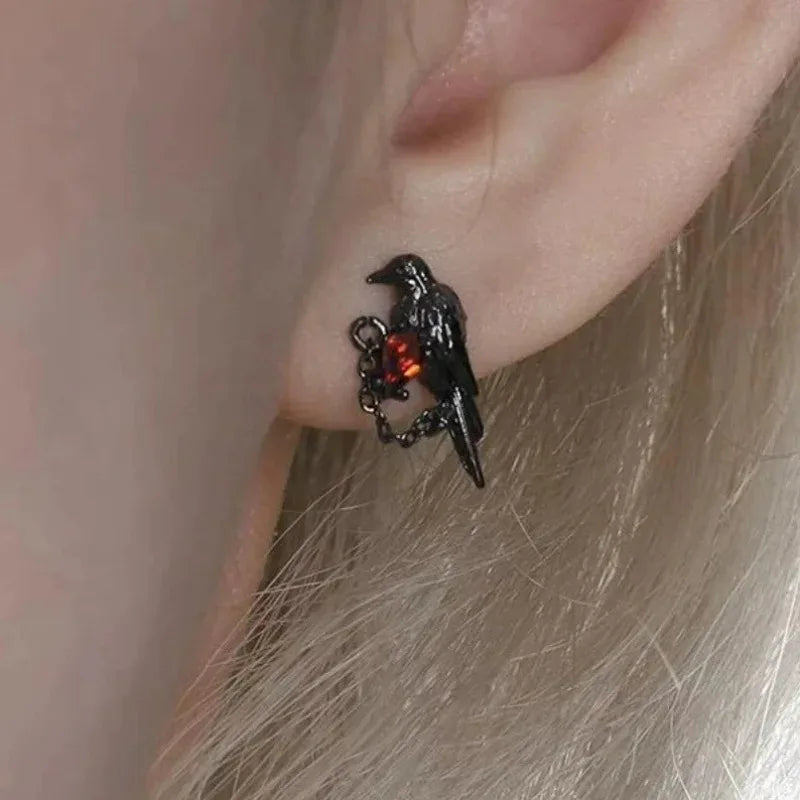 Raven Stud Earrings