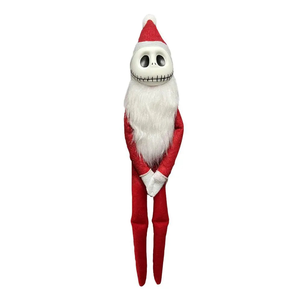 Red Jack Skellington Santa Doll