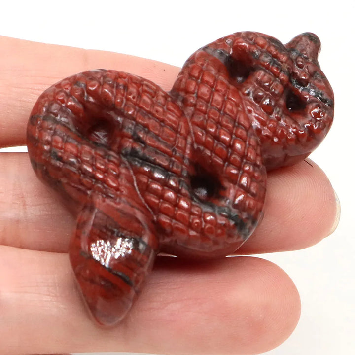 Red Jasper Crystal Snake