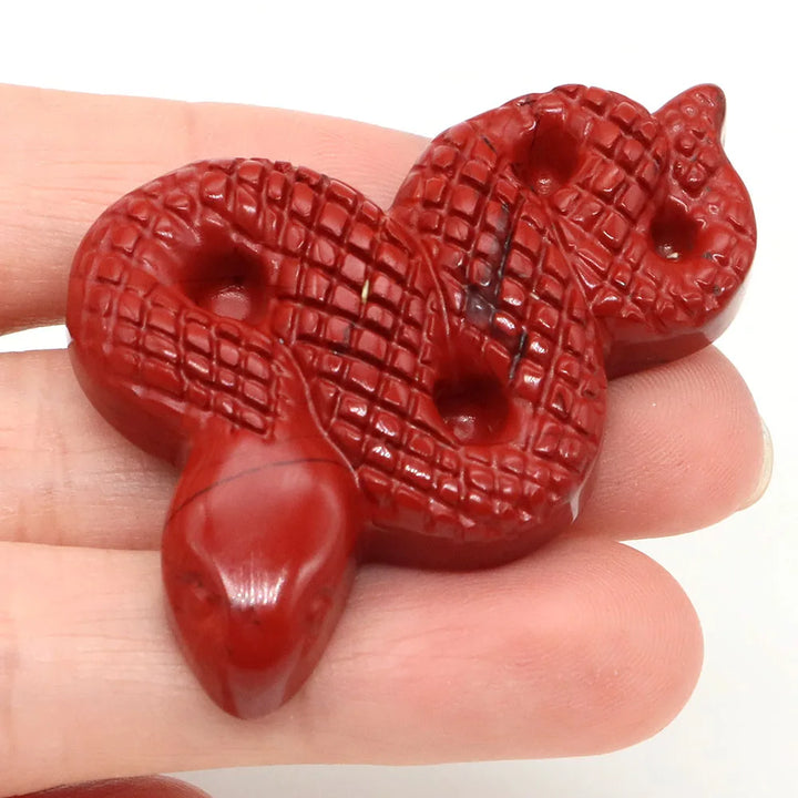 Red Jasper Crystal Snake