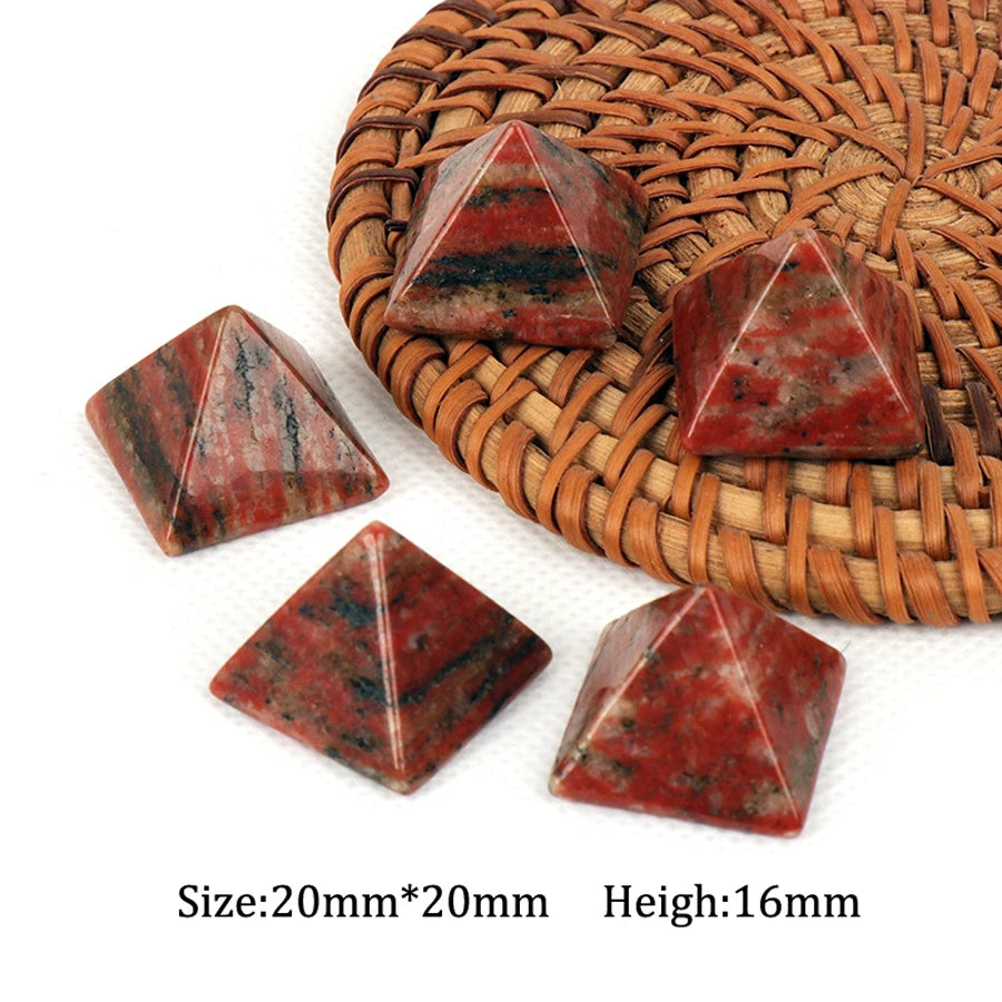 Red Jasper Pyramids