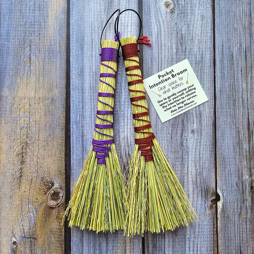 Red and Purple Witch Brooms