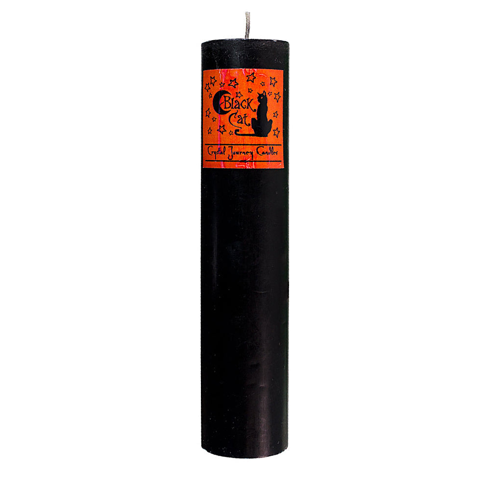 Reiki Herbal Candle - Black Cat