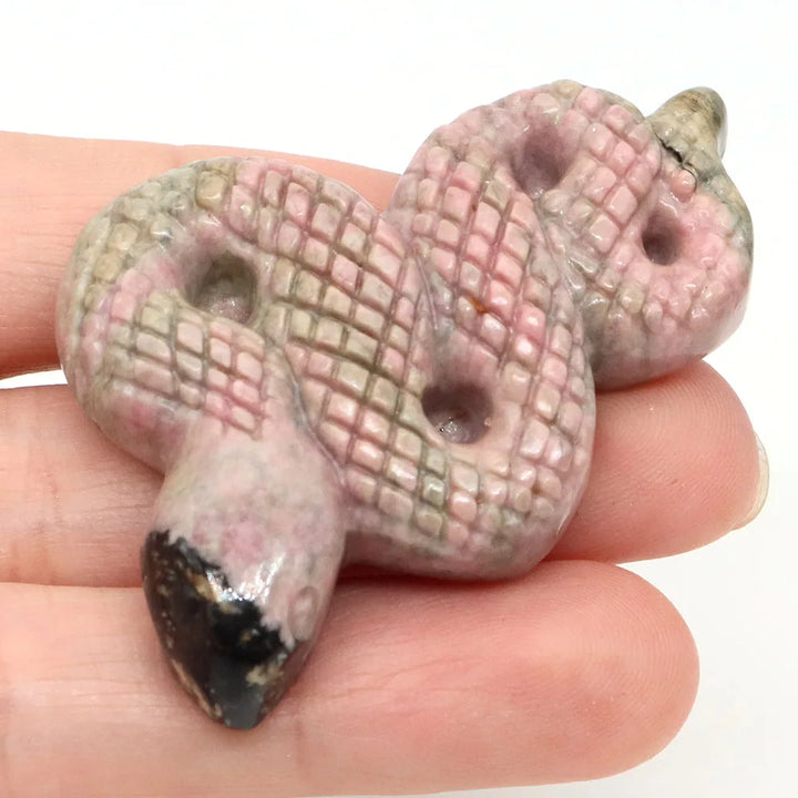 Rhodonite Crystal Snake