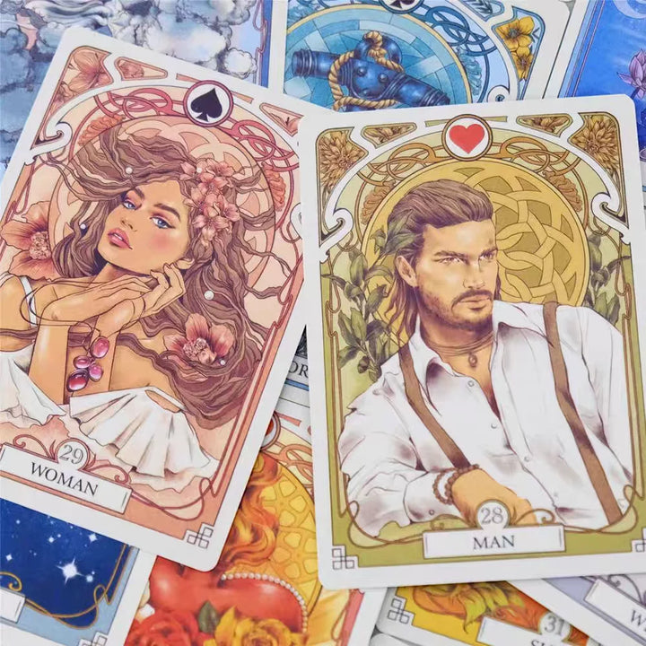 Romantic Lenormand Oracle Cards