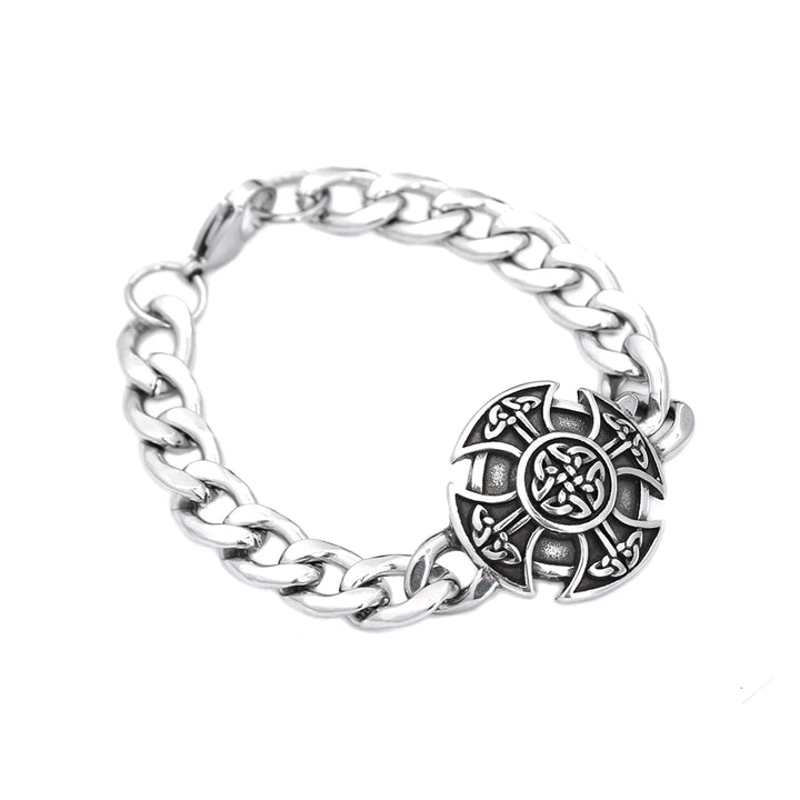 Men's Celtic Cross Silver Bracelets