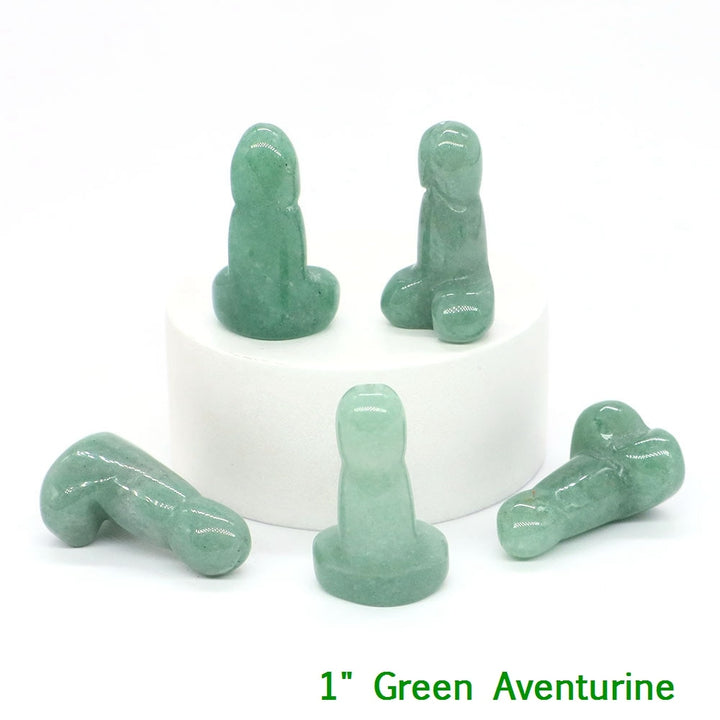 Green Aventurine Crystal Penis