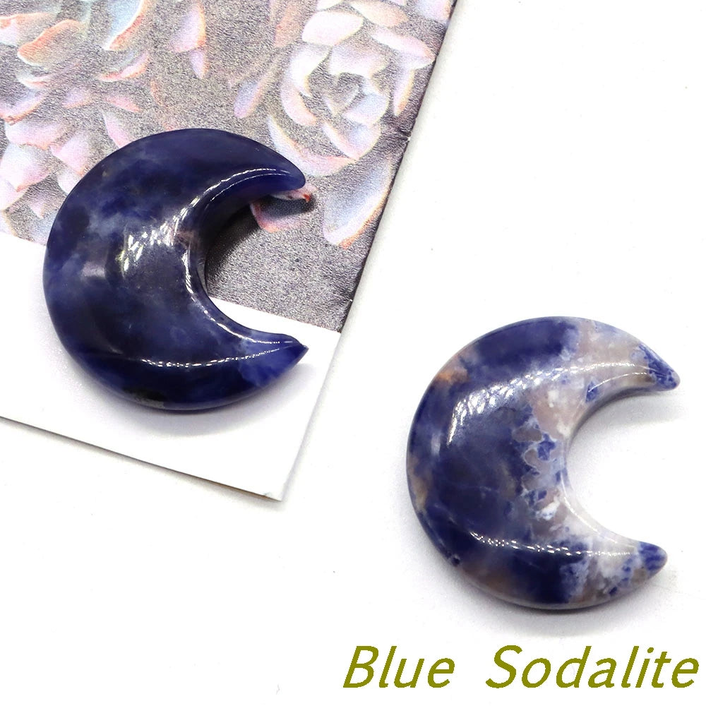 Sodalite Crystal Moons | Green Witch Creations