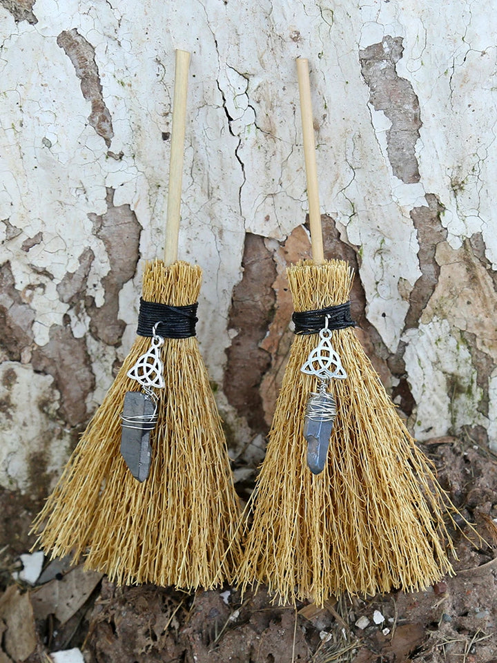 Mini Crystal Charm Broom For Sale | Green Witch Creations