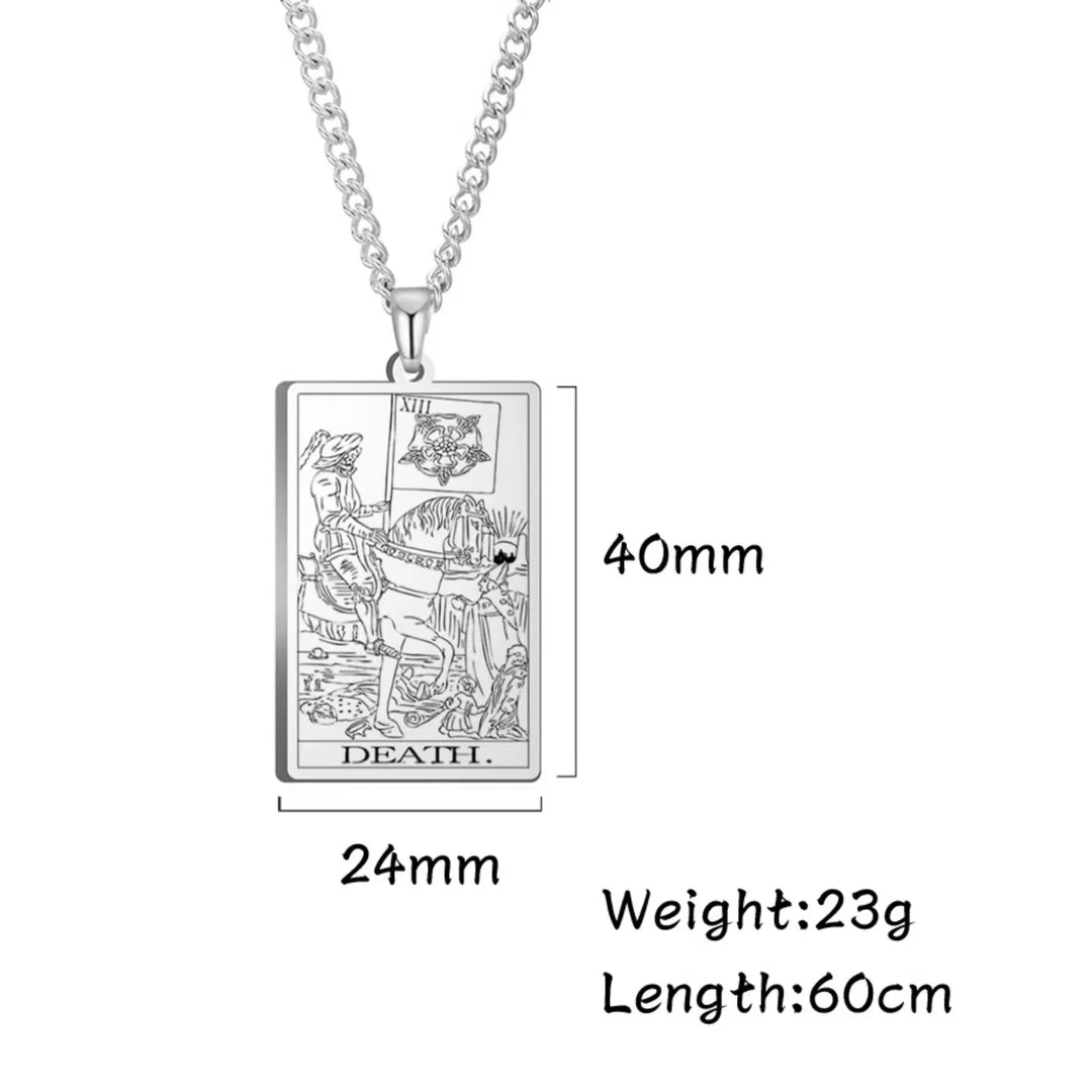 Death Tarot Card Necklaces | Green Witch Creations