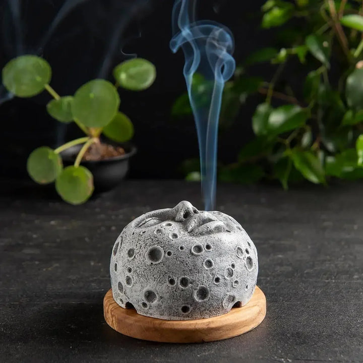 Moon Face Incense Burner | Green Witch Creations